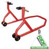 View Item Biketek Motorbike Rear Wheel Red Paddock Stand